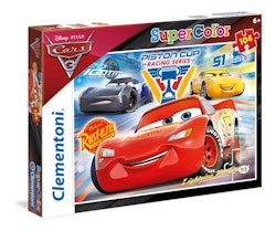 Pussel Kids SuperColor 104 bitar - Cars 3