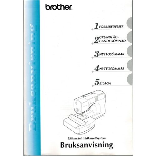 Svensk manual till Brother NV-500