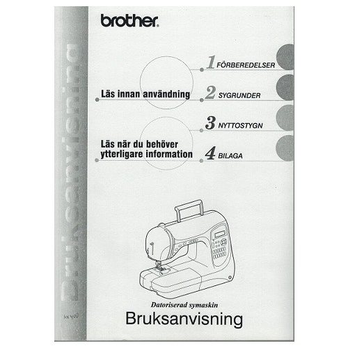 Svensk manual till Brother NX-400