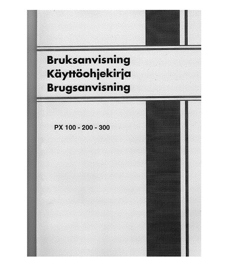 Svensk manual till Brother PX-100/200/300