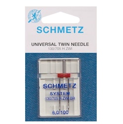 Schmetz Tvillingnål - Universal 1 st