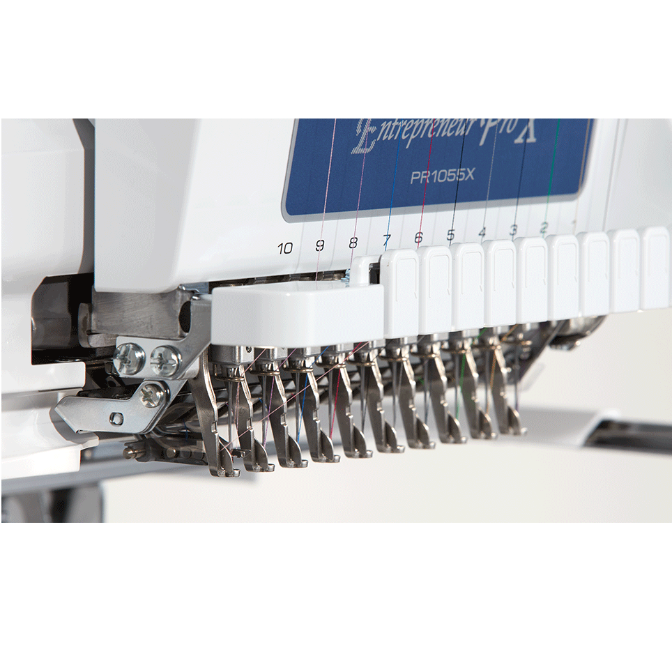 PR-1055X - Brodyrmaskin med 10 nålar