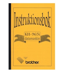 Manual till KH-965i - Svensk