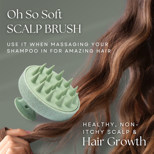 OH SO SOFT Scalp Brush; for Natural Hair Growth