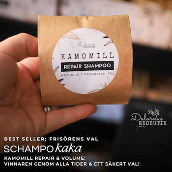 BÄSTSÄLJARE; Schampokaka Kamomill Repair & Volume Shampoo, frisörens val!