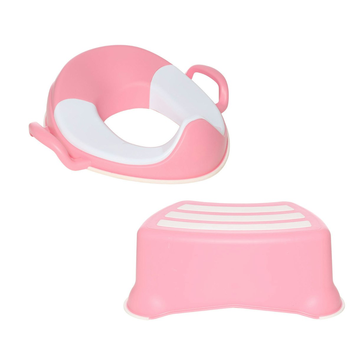 Börja använda toaletten med set i pastellrosa från My Carry Potty