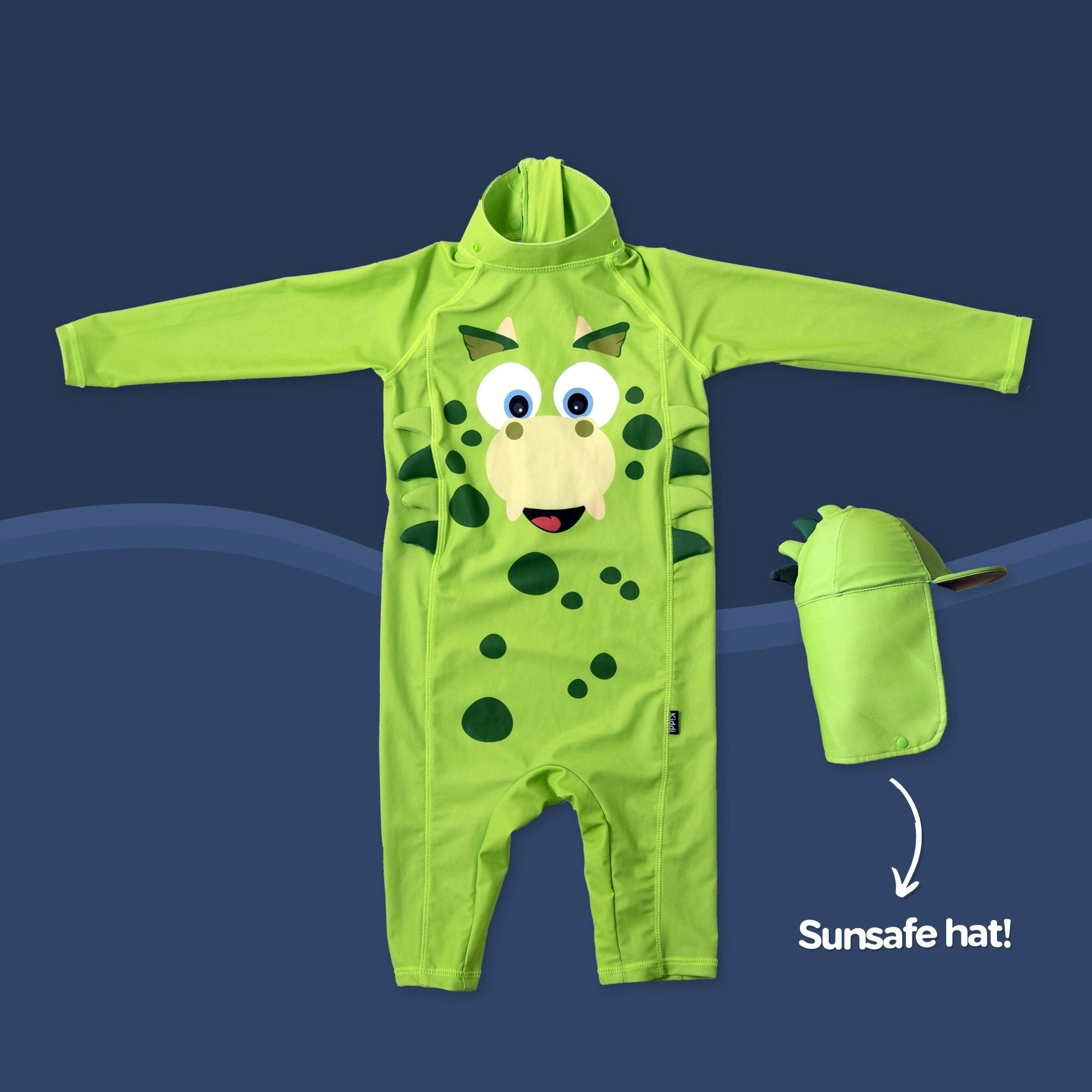 My Carry Potty UV-drakt barn - Dinosaur
