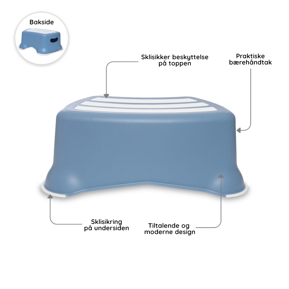 Badrumspall för barn – My Carry Potty Pastellblå