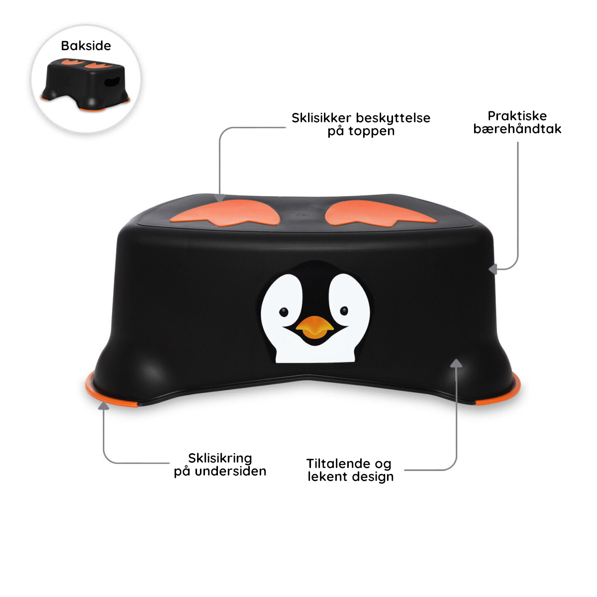 Set med toasits & barnpall My Carry Potty Pingvin