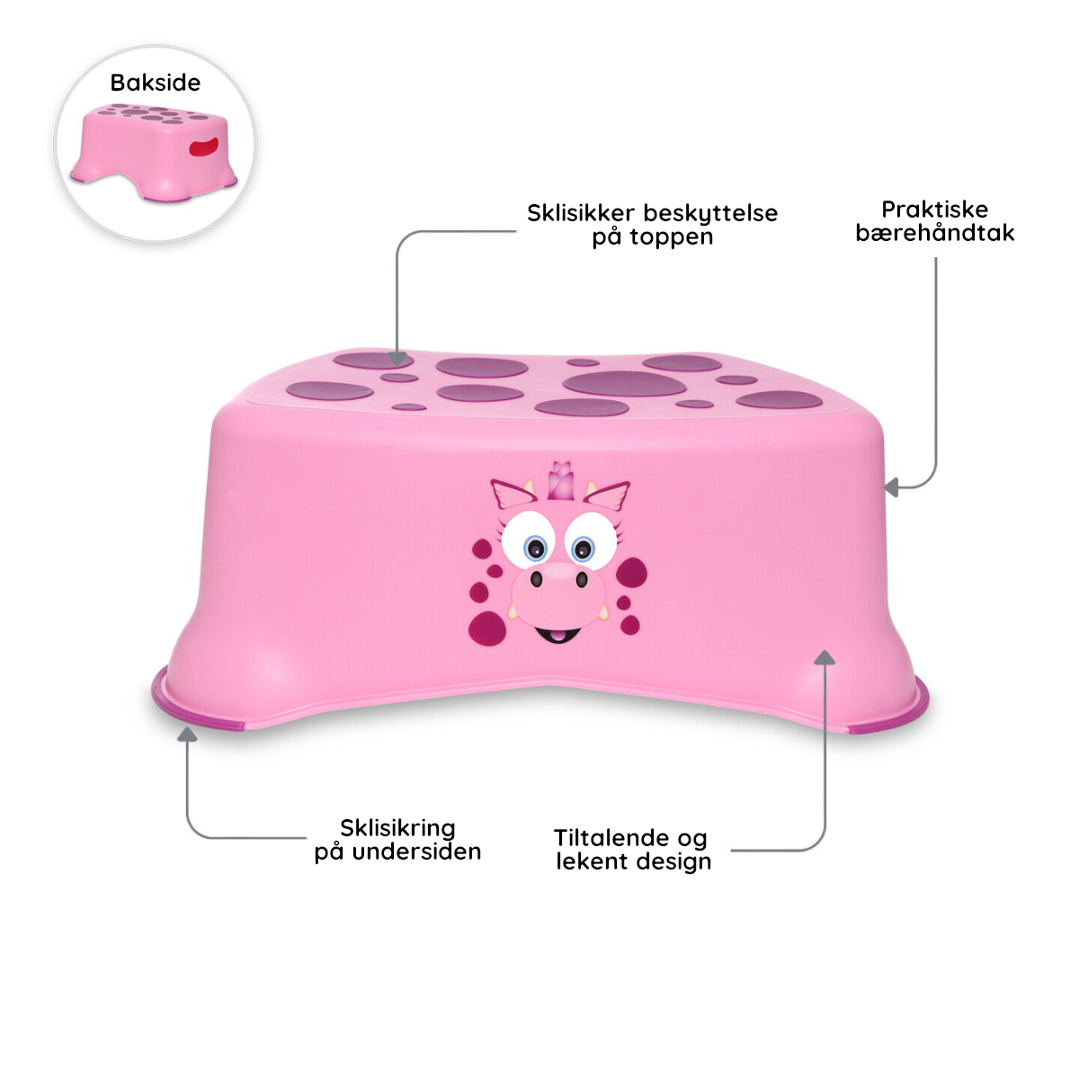 My Carry Potty Rosa Drake – set för att sluta med blöja