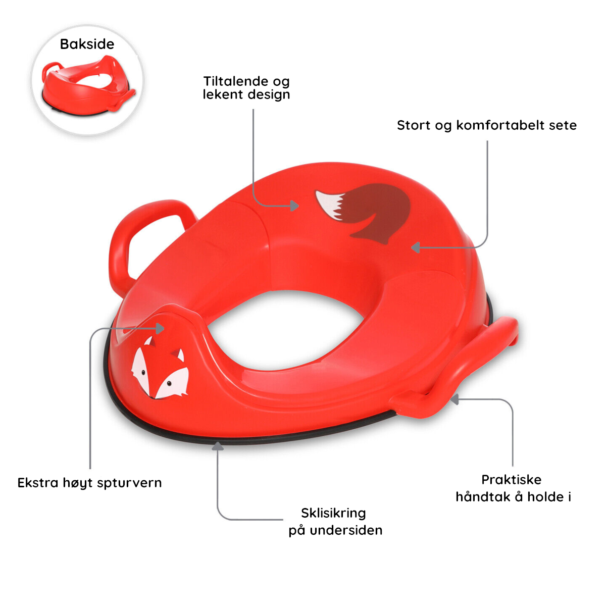 Toaring för barn – My Carry Potty Räv
