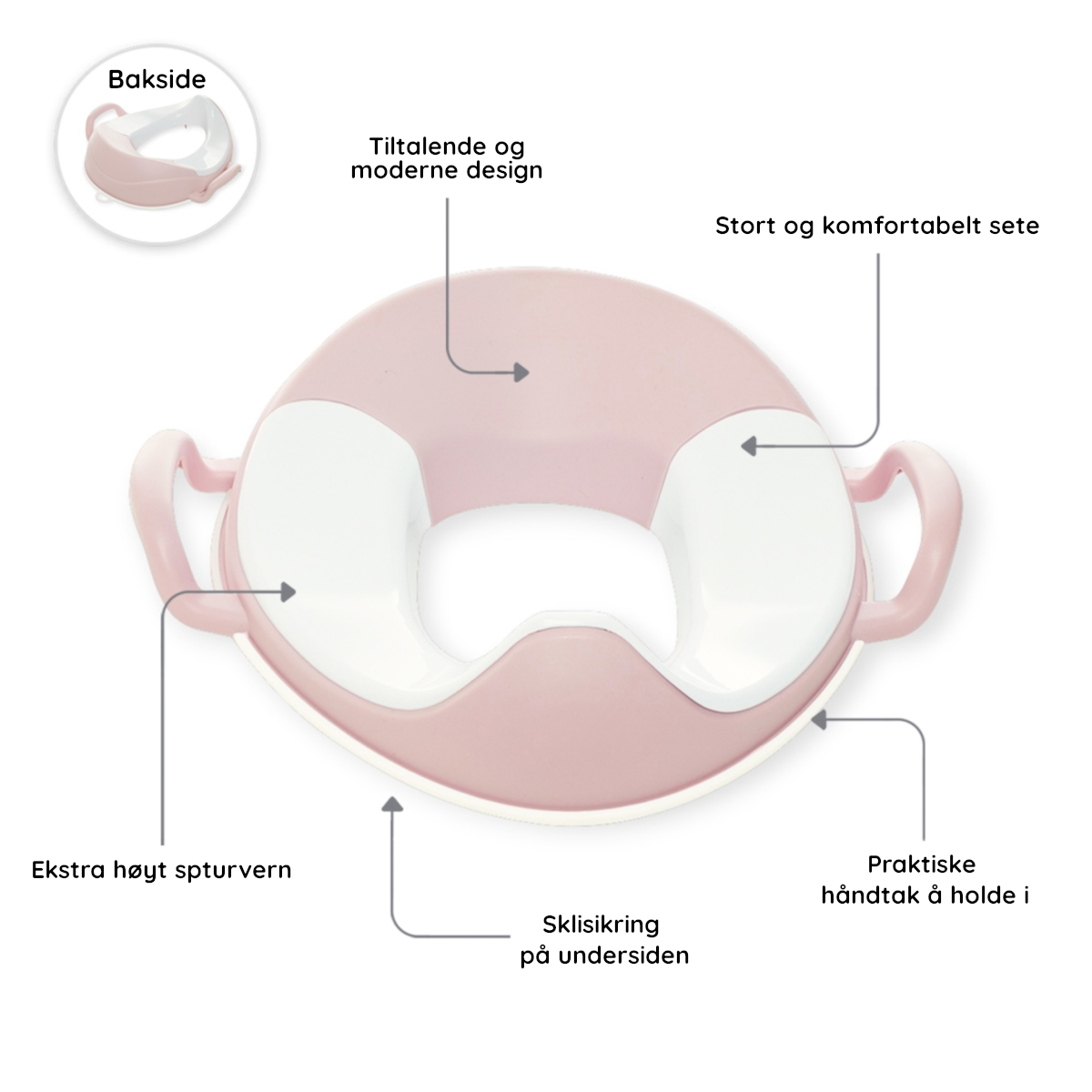 My Carry Potty Pottetreningssett Pastellrosa