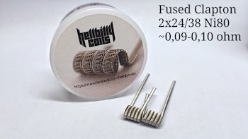 Hellbilly Coils - Fused Clapton (0.09-0.10 ohm)