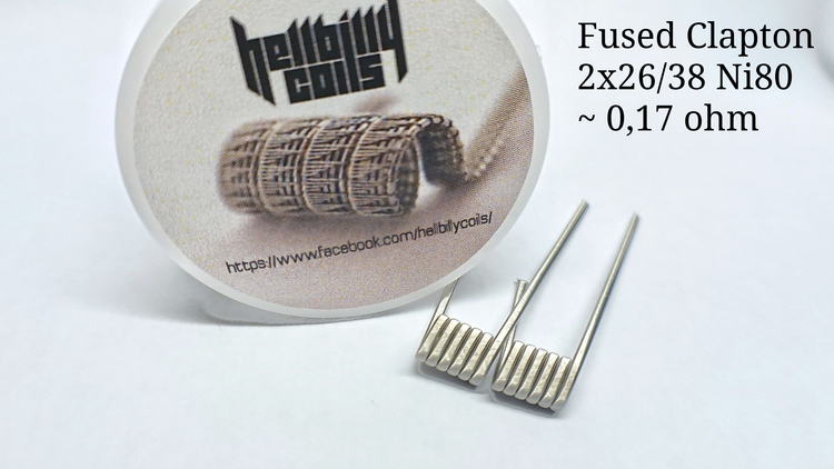 Hellbilly Coils - Fused Clapton (0.15-0.17 ohm)