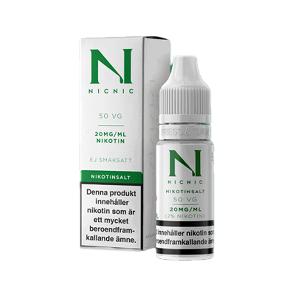 NICNIC Nikotinsaltshot 50VG/50PG (20mg)