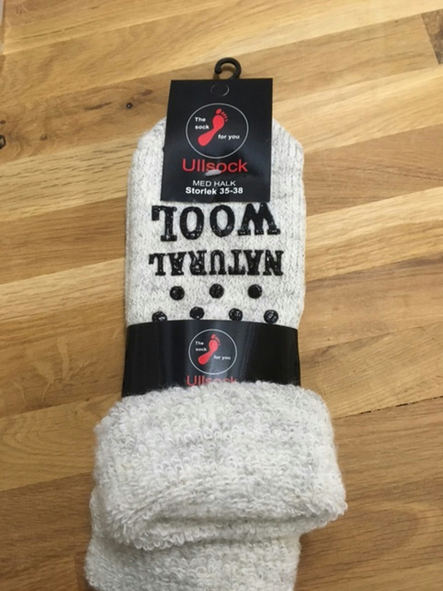 Halksocka i ull