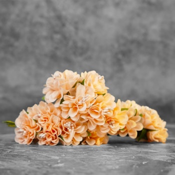 Konstgjorda blombuketter Champange
