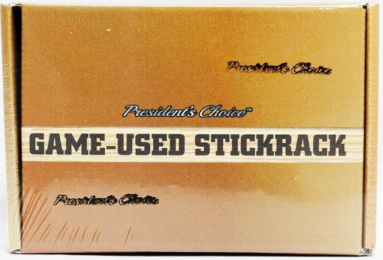 2020-21 President's Choice Game Used Stickrack (Hobby Case)