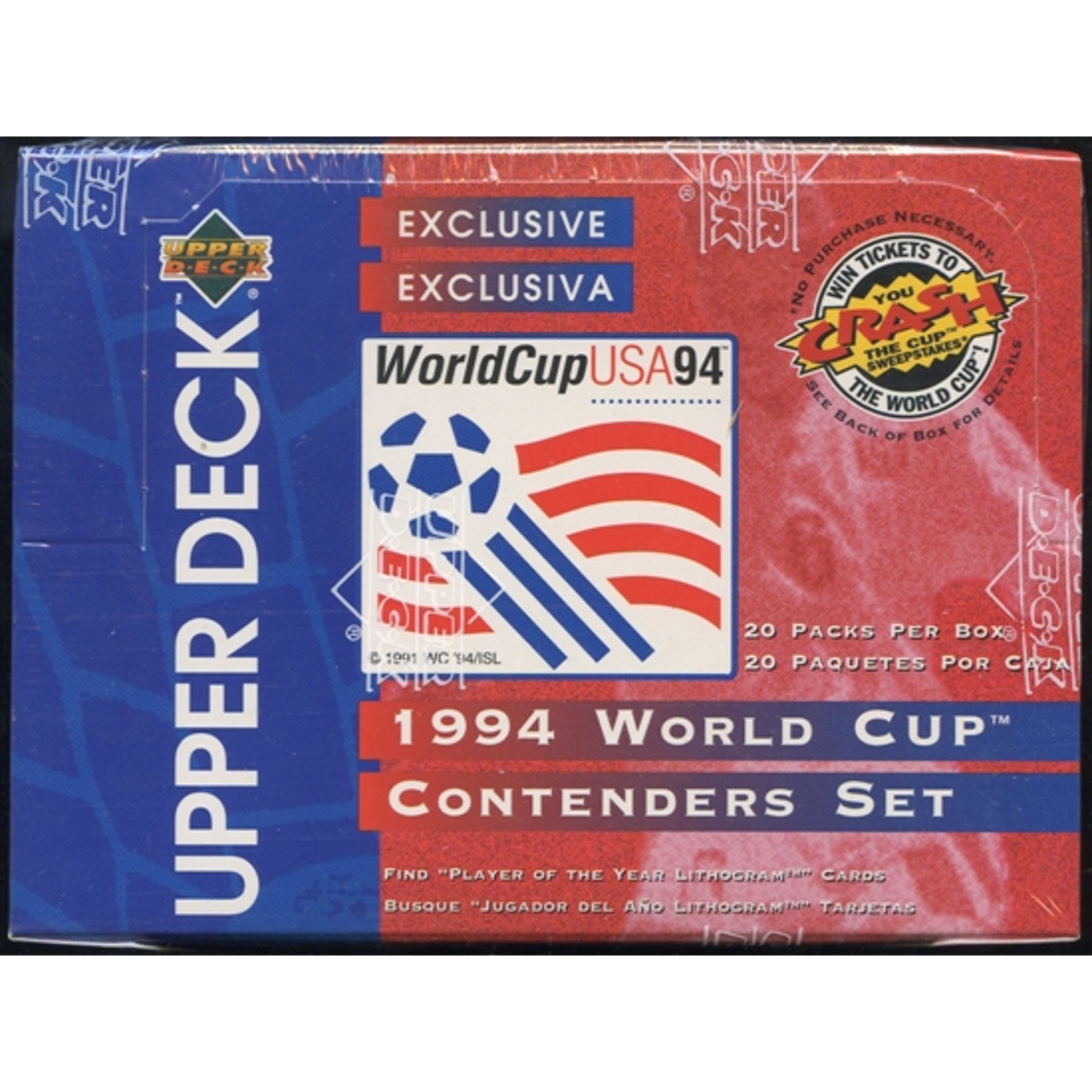 1994 Upper Deck USA World Cup Soccer (Jumbo Pack)