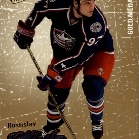 2008-09 Ultra Gold Medallion #134 Rostislav Klesla (10-X111-BLUEJACKETS)