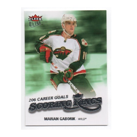 2008-09 Ultra Scoring Kings #SK14 Marian Gaborik (10-X18-NHLWILD)