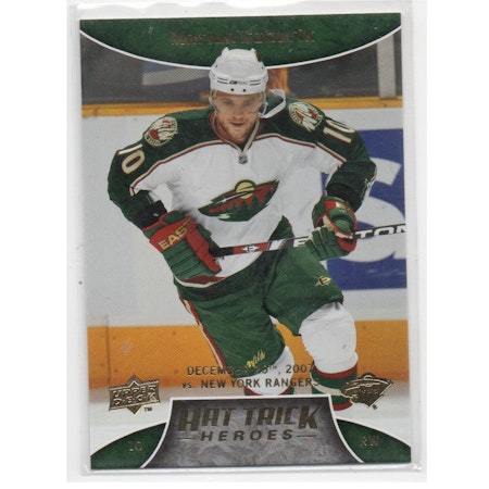 2008-09 Upper Deck Hat Trick Heroes #HT12 Marian Gaborik (10-X191-NHLWILD)