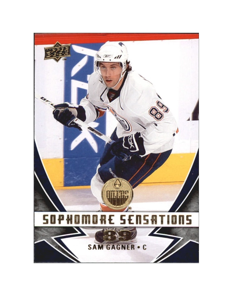 2008-09 Upper Deck Sophomore Sensations #SS5 Sam Gagner (10-X161-OILERS)