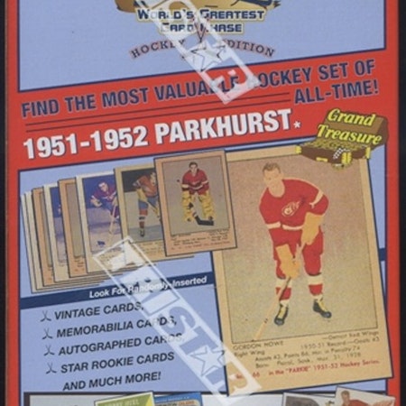 2005-06 TriStar Hidden Treasures (Hockey Box Case á 30 boxar)