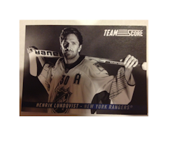 2012-13 Score Team Score #TS6 Henrik Lundqvist (20-X193-RANGERS) (4)