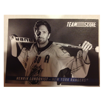 2012-13 Score Team Score #TS6 Henrik Lundqvist (20-X193-RANGERS) (4)