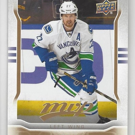 2014-15 Upper Deck MVP #220 Daniel Sedin SP (10-X118-CANUCKS)