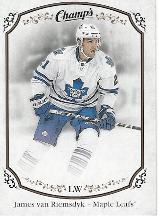 2015-16 Upper Deck Champ's #200 James van Riemsdyk SP (10-X169-MAPLE LEAFS)