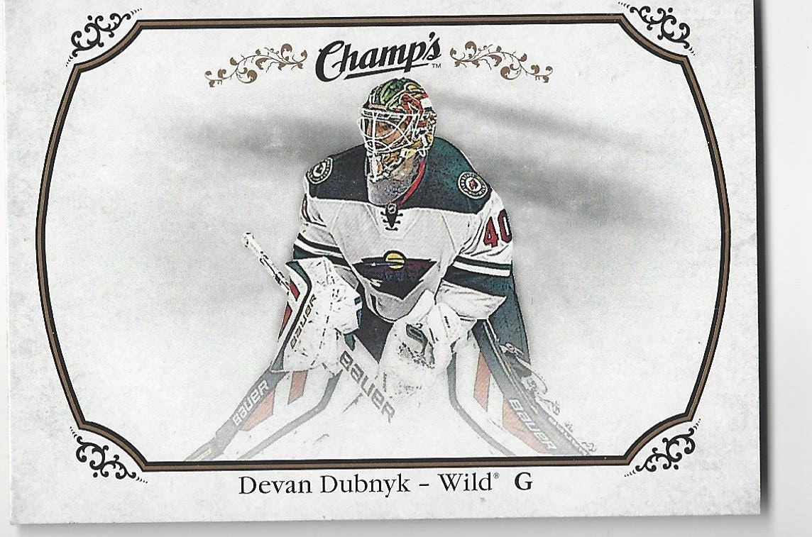 2015-16 Upper Deck Champ's #206 Devan Dubnyk SP (10-X181-NHLWILD)