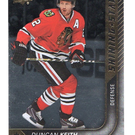 2015-16 Upper Deck Shining Stars #SS4 Duncan Keith (10-X129-BLACKHAWKS)