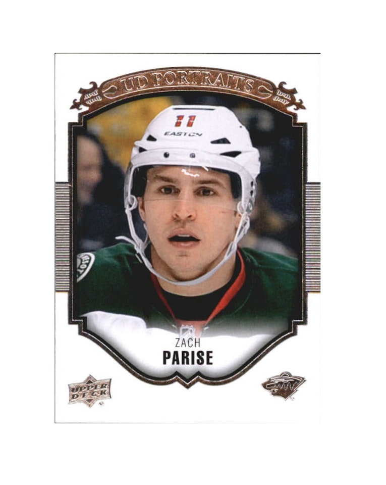 2015-16 Upper Deck UD Portraits #P36 Zach Parise (10-X194-NHLWILD)