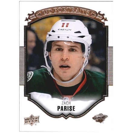2015-16 Upper Deck UD Portraits #P36 Zach Parise (10-X194-NHLWILD)