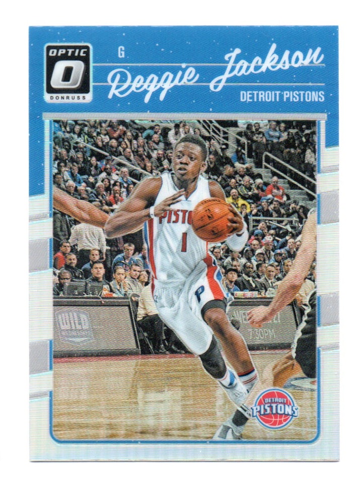 2016-17 Donruss Optic Holo #103 Reggie Jackson (20-X318-NBAPISTONS) (3)