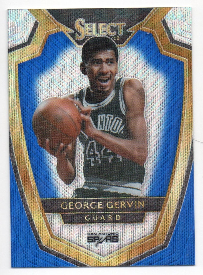 2014-15 Select Prizms Blue and Silver #183 George Gervin PRE (40-X326-NBASPURS)