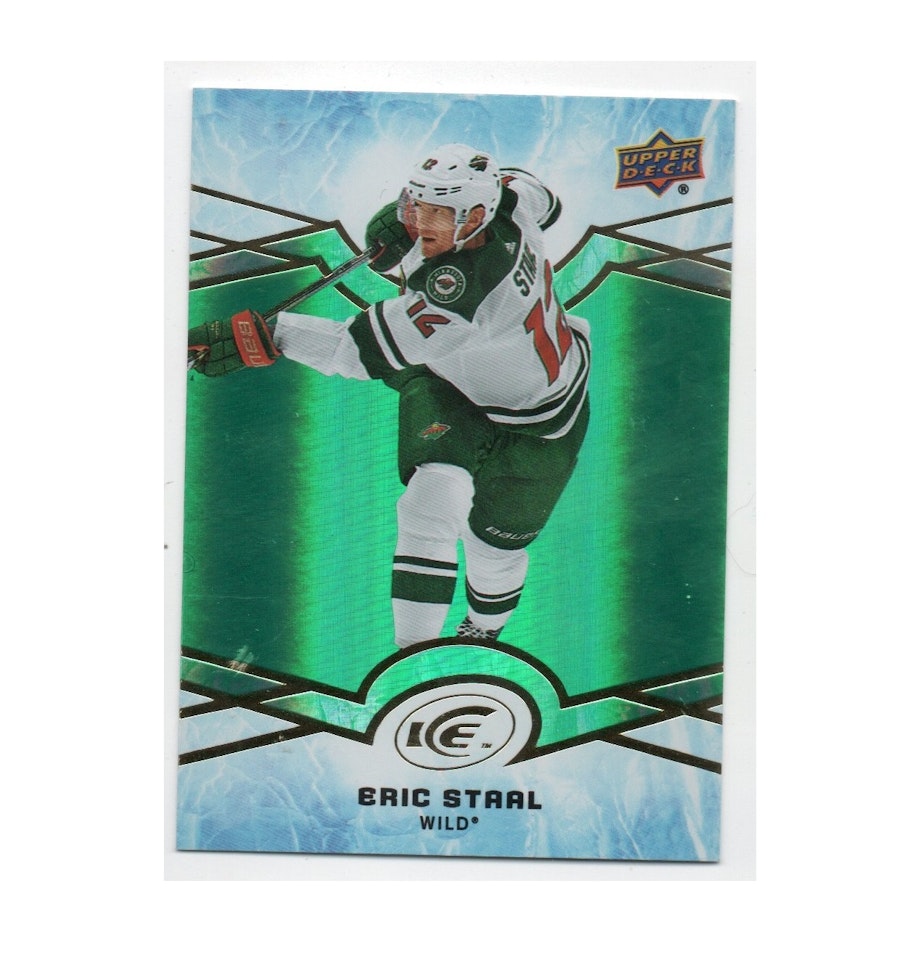 2018-19 Upper Deck Ice Green #9 Eric Staal (10-X160-NHLWILD)