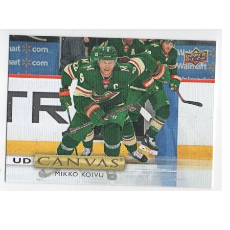 2019-20 Upper Deck Canvas #C57 Mikko Koivu (10-X205-NHLWILD)