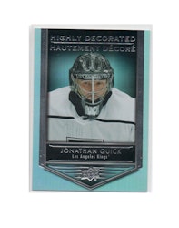 2019-20 Upper Deck Tim Hortons Highly Decorated #HD9 Jonathan Quick (10-X51-NHLKINGS)