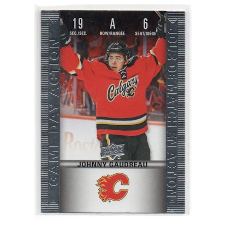 2019-20 Upper Deck Tim Hortons Historic Game Day Action #HGD6 Johnny Gaudreau (15-X74-FLAMES)