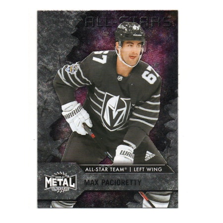 2020-21 Metal Universe #197 Max Pacioretty AS (10-X270-GOLDENKNIGHTS)
