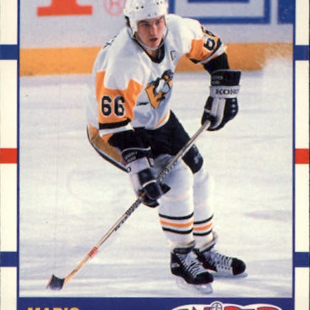 1990-91 Score #337 Mario Lemieux Sniper (10-16x2-PENGUINS) (3)