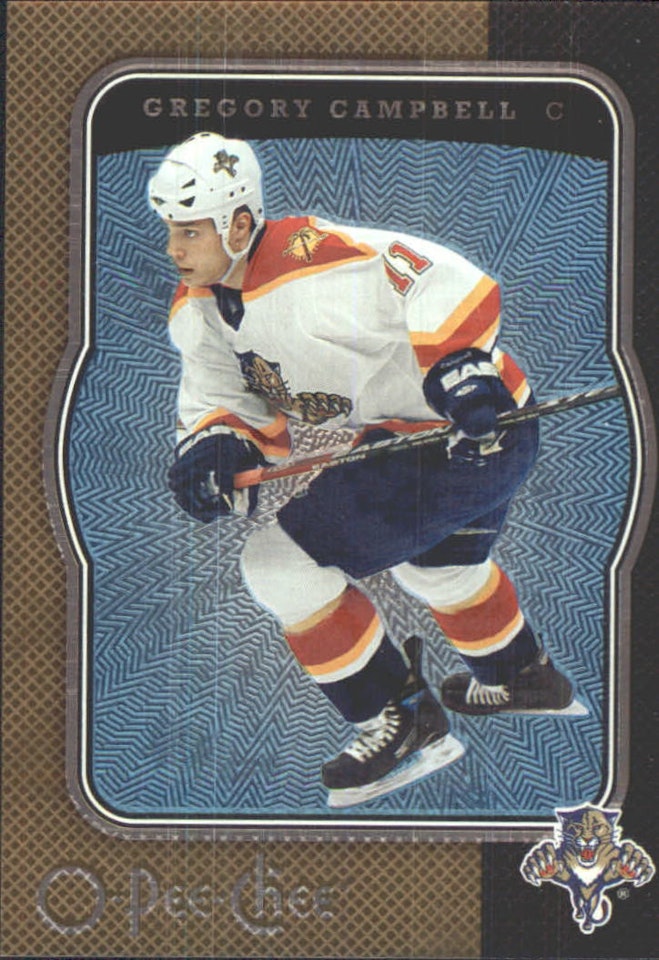 2007-08 O-Pee-Chee Micromotion #213 Gregory Campbell (12-72x6-NHLPANTHERS)