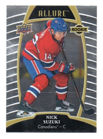 2019-20 Upper Deck Allure #91 Nick Suzuki RC (20-69x1-CANADIENS)