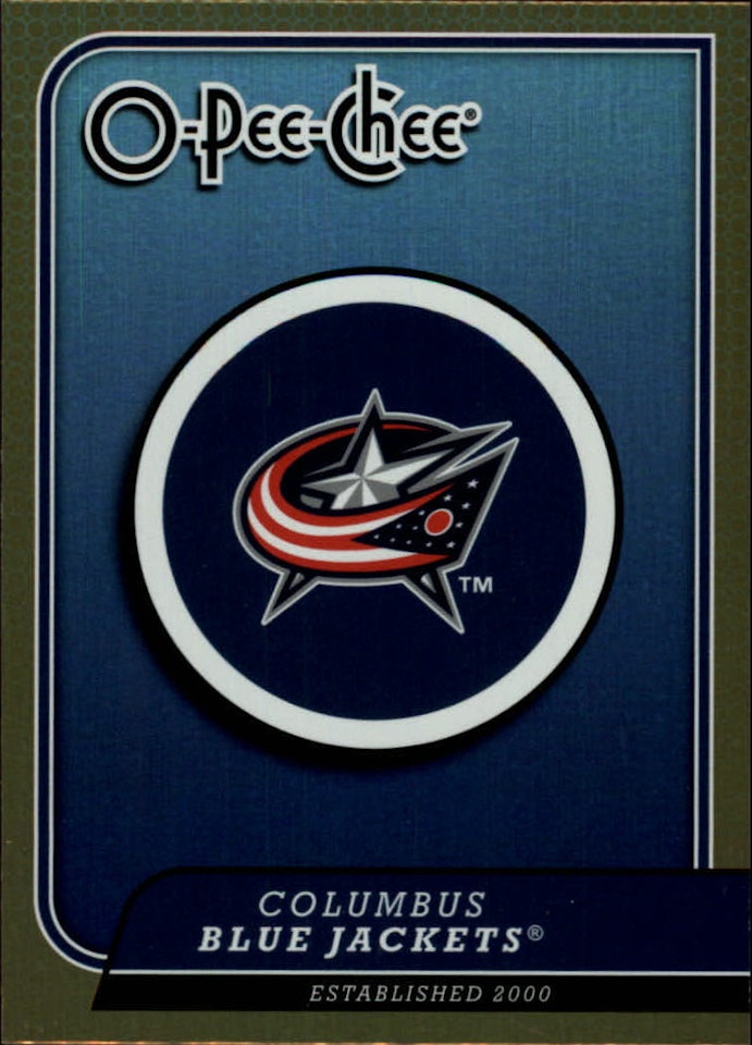 2008-09 O-Pee-Chee Team Checklists #CL9 Columbus Blue Jackets (10-112x8-BLUEJACKETS)