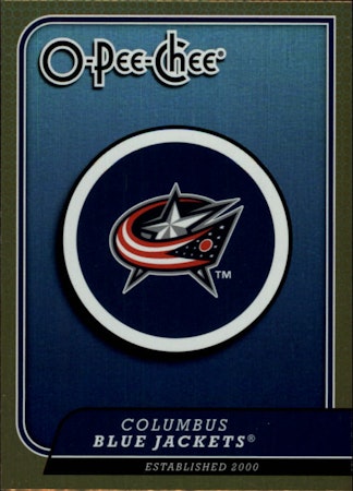 2008-09 O-Pee-Chee Team Checklists #CL9 Columbus Blue Jackets (10-112x8-BLUEJACKETS)