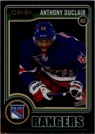 2014-15 O-Pee-Chee Platinum #169A Anthony Duclair RC (12-131x2-RANGERS)