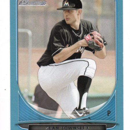 2013 Bowman Draft Draft Picks Blue #BDPP117 Sean Townsley (15-327x1-MLBMARLINS)